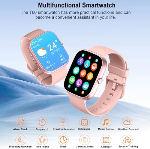 Smart Watch for Women (Answer/Make Call), 1.91"HD Smartwatch with Heart Rate/Sleep Monitor/Pedometer/Calories, 2026 Fitness Watch 110+ Sport Modes IP68 Waterproof Activity Tracker for Android iOS Pink - Image 5