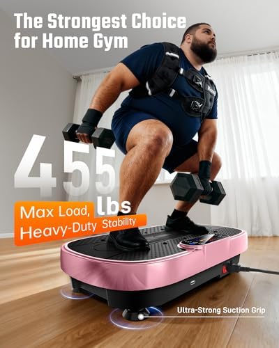 Renoj 3D Vibration Plate Exercise Machine, 200W Motor, 455lbs Capacity - Image 2