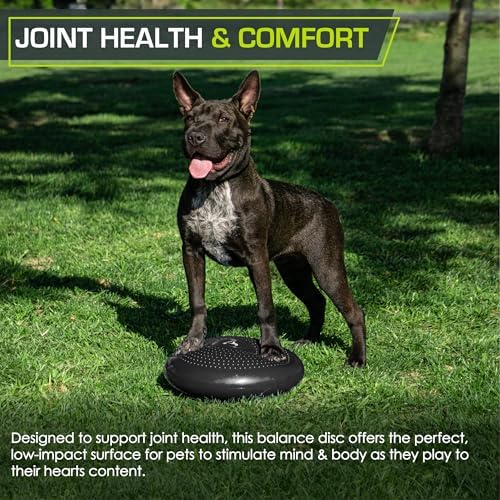 ProsourceFit Core Balance Disc, Inflatable Wobble Cushion with Hand Pump, Dual-Textured Non-Slip Surface for Core, Balance, and Stability Training, 14-inch - Image 5