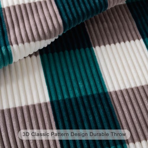 Gracelife Sherpa Fleece Throw Blanket for Couch, Fluffy Plush Warm Fuzzy Blanket for Women and Men, Cozy Thick Soft Twin Blanket for Bed(Teal, 60"*80") - Image 3