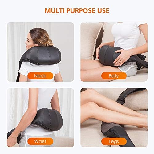 Snailax Shiatsu Foot Massager with Heat Shiatsu Neck and Shoulder Massager - Image 7
