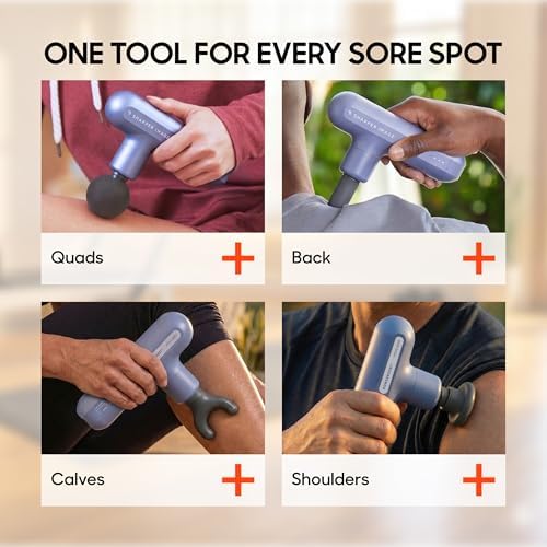 Sharper Image Powerboost Move Mini Percussion Massage Gun, Powerful & Quiet - Image 6