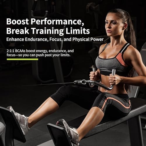 Amino Acid, Supports Muscle Recovery and Lean Muscle Growth, Enhances Energy and Endurance, Contains Essential Amino Acids and BCAAs, 90 Capsules (1 Bottle) - Image 4