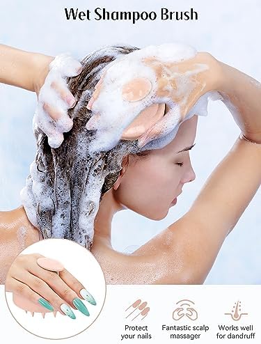 HEETA Scalp Massager Hair Growth Scrubber for Dandruff Removal Hair Care - Image 3