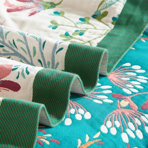Boho Throw Blanket for Bed 90”x98”, 100% Cotton Blanket for Couch Sofa - Image 7