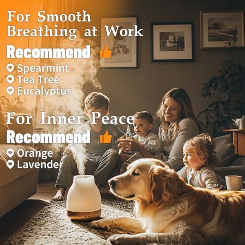 Essential Oils for Diffuser for Home, Top 5 Aromatherapy Oils,Candle&Soap Making,10ml（Orange, Lavender, Peppermint, Eucalyptus, Tea Tree） - Image 4