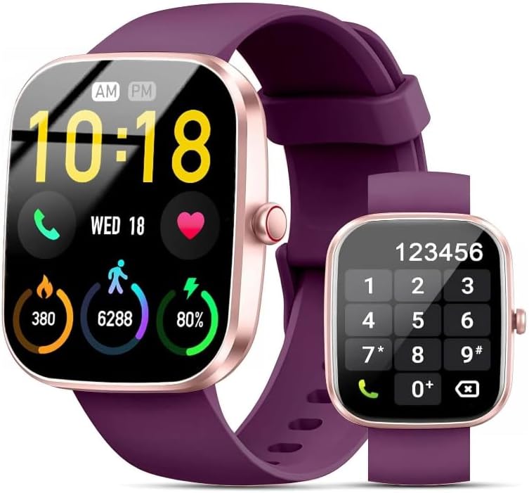 Smart Watch for Women Men(Answer/Make Call), 2026 New 1.91" HD SmartWatch, Fitness Watch with 120+ Sport Modes, IP68 Waterproof, Pedometer, Heart Rate/Sleep Monitor, Activity Tracker for Android iOS by Matast