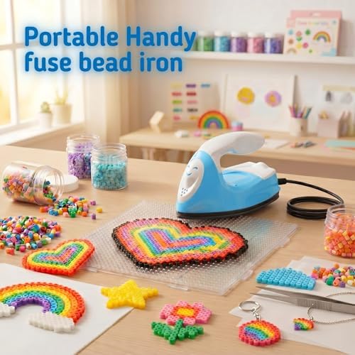 Honoson Mini Craft Iron with Charging Base Tiny,Blue - Image 4