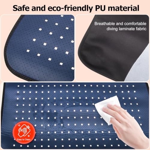 Red Light Therapy for Body, 23.5" x 33.5" Infrared Light Therapy Mat with Timer, 660nm 850nm Infrared Heating Pad, 3 Modes, 5 Brightness Levels for Back Waist Legs Abdomen Knee Shoulders - Image 5