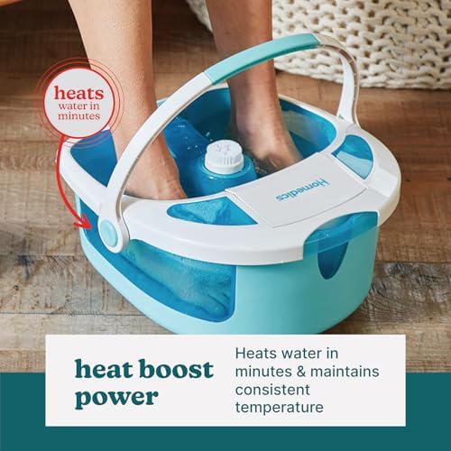 Homedics Shower Bliss Heated Foot Spa, Shower Massage Water Jets - Image 6