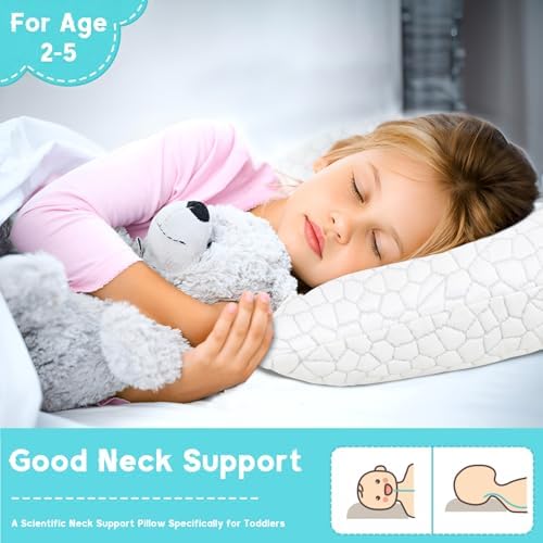 SUPA MODERN Cooling Bed Pillows for Sleeping 1 Pack Shredded Memory Foam Pillows Adjustable Cool Pillow for Side Back Stomach Sleepers Luxury Gel Pillows Toddler Pillow with Washable Removable Cover - Image 2