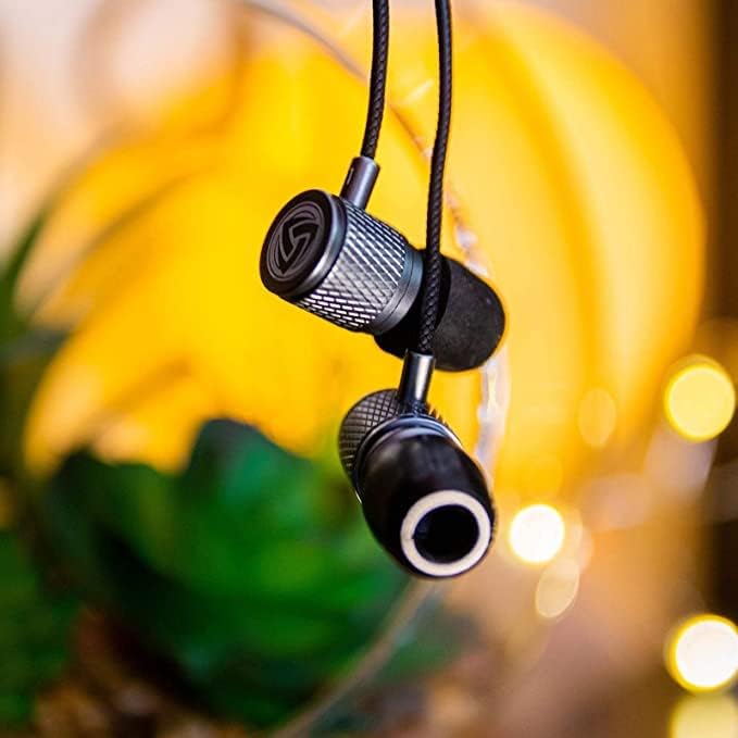 LUDOS Ultra Wired Earbuds in-Ear Headphones, 5 Years Warranty, Earphones with Microphone, Noise Isolating Ear Buds, Memory Foam for iPhone, Samsung, School Students, Kids, Women, Small Ears - Grey - Image 5