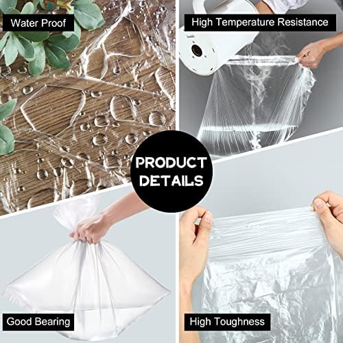 100 Pcs Disposable Foot Tub Liner Portable Bath Bags Plastic Pedicure Spa Bags Thin Large Foot Bath Liners Disposable Spa Hotel Home Use, 25 x 23 Inches - Image 3
