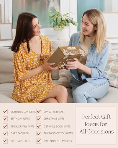 11pcs Natural Pampering Spa Gift Baskets for Women, Coconut - Image 6