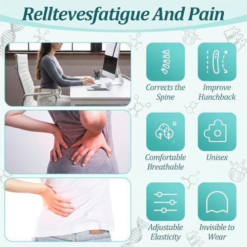 Posture Corrector Comfortable Back Posture Brace Adjustable Lightweight Breathable Straightener Support Brace Spine for Men Women Lower Hunchback Back Shoulder Neck Pain Relief - Image 5