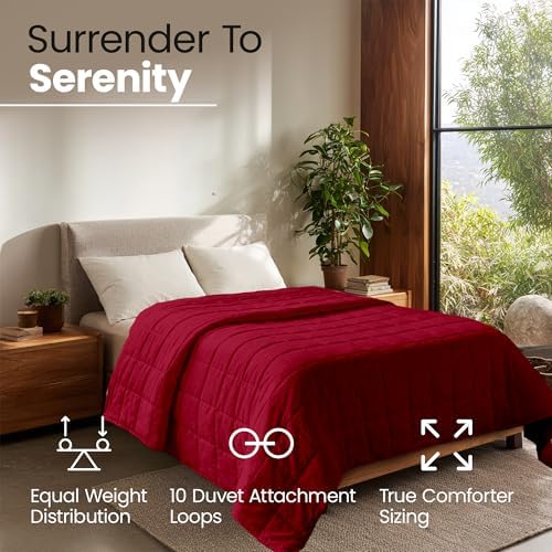 HomeSmart King Size Weighted Blanket 30 lbs, Also Fits California King Beds - Image 3
