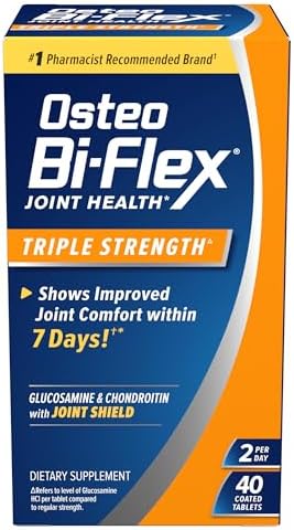 Osteo Bi-Flex Triple Strength Glucosamine Chondroitin Supplement, 40 Ct by OsteoBi-Flex