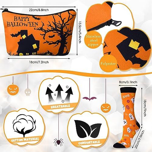 Geiserailie Halloween Gifts for Women Pumpkin Boo Basket Stuffer Adult Girl - Image 3