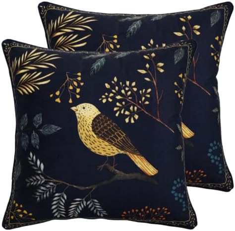 patdrea French Velvet Throw Pillow Cover,Set of 2,18"x18"-Doodle B by patdrea