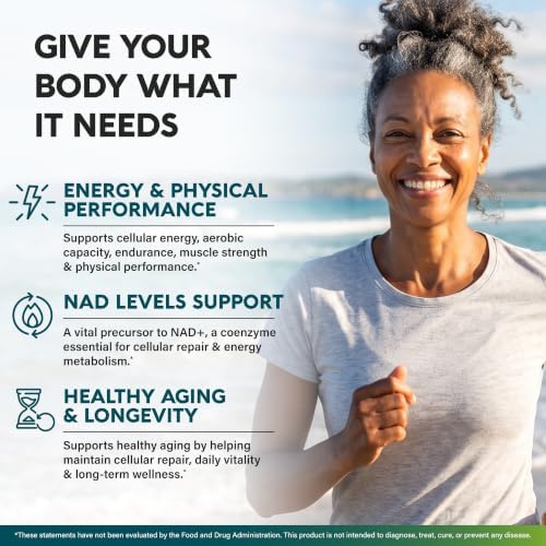 NMN Supplement - NMN w/ Resveratrol, TMG & Lycopene 1000mg - 60 Caps - Image 3