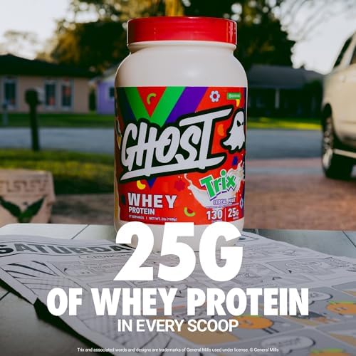 GHOST Whey Protein Powder, Trix Cereal Milk - 2LB, 25G of Protein - Image 3