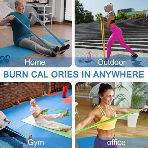 Resistance Bands for Working Out, Physical Therapy, Exercise, Pilates, Yoga - Image 6
