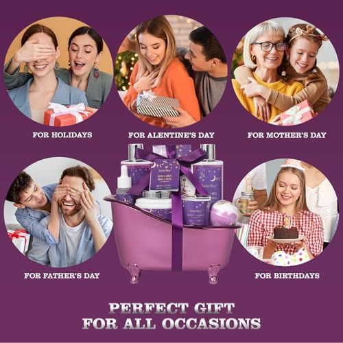 Spa Gift Basket Bath Spa Kit Spa Gifts for Women, Bath and Body Baskets Set - Image 6