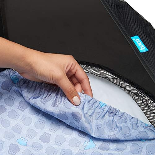 Munchkin Brica Baby Travel Pod, Infant and Baby Travel Essential for Flying and Car Travelling, Easy Setup, Portable, Grey - Image 5