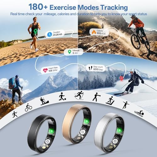 Smart Ring for Women and Men, Fitness Health Tracker Ring - Image 4