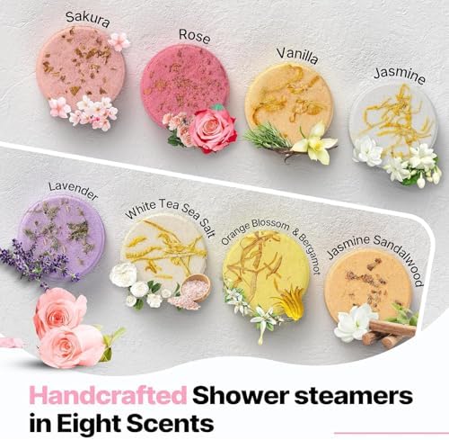 SWCANDY Shower Steamers Aromatherapy 8 Pack, Gifts for Mom Home Spa - Image 2