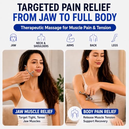 Melonsun Trigger Point Massage Tool for Pain Relief, Deep Tissue & Gua Sha, HSA Eligible Fascia Release Tool, FSA Eligible Muscle Scraper Acupressure Tool for TMJ, Full-Body Massage & Therapists - Image 6