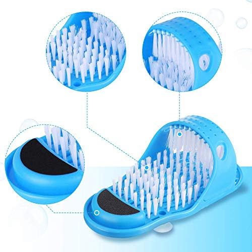LUITON 2 Pack Foot Scrubber Massager Scrub Feet Cleaner Washer Brush for Shower Spa Massage Floor Slipper for Exfoliating Cleaning Foot - Image 6