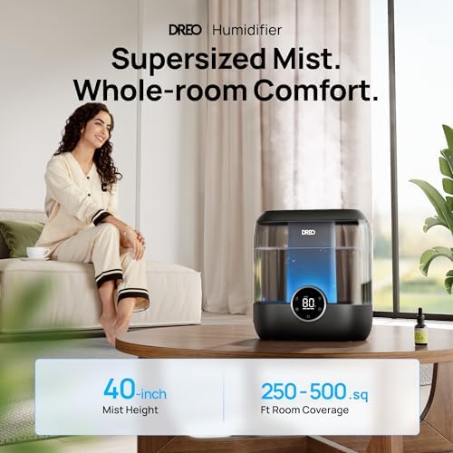 DREO 6L Smart Humidifiers for Bedroom, Large Room, 60H Runtime, Quiet 28dB - Image 2