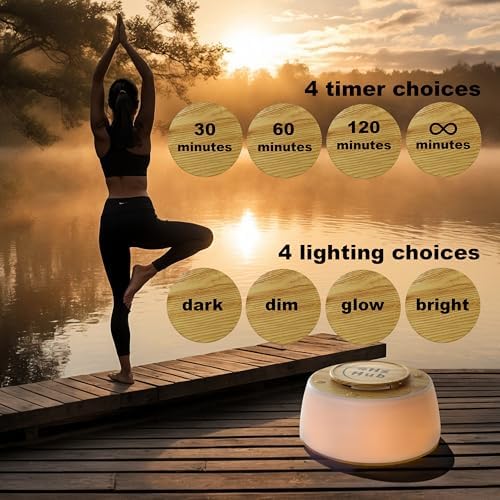 Solfeggio Frequency Sound Machine — 432 Hz, 528 Hz & 10 Healing Frequencies + White Noise | Portable Frequency Generator for Healing, Sleep, Meditation & Stress Relief | 15 Calming Sounds - Image 4