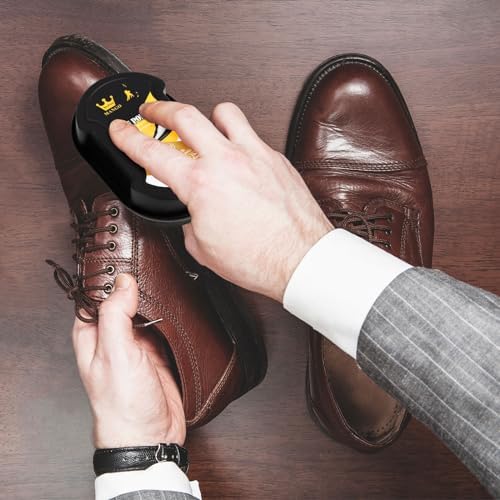 Loopeer 12Pcs Shoe Shine Sponge, Instant Leather Care - Image 5