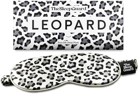 TheSleepGuard Pure Silk Sleep Mask [100% 6A Mulberry Silk, 22 Momme] Light Blocking Travel Essentials. Eye Masks for Sleeping. Black Oeko-Tex Blindfold. Eye Covers for Men & Women by TheSleepGuard