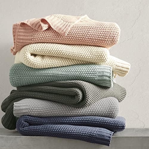 INK+IVY Bree Knit Throw Blanket for Bed, Sofa, and Couch, Lightweight, Breathable, Soft & Cozy Summer Blanket, Throw (50 in x 60 in), Coral - Image 5