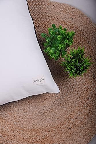 Trade Star Designer Pillow Case for Bedroom 100% Cotton Pillow Cover Indian Lumbar Modern Boho Pillow Case Spring Fall Decor Cushion Cover with Zipper Handcrafted Home Office 12x24 Inches - Image 3
