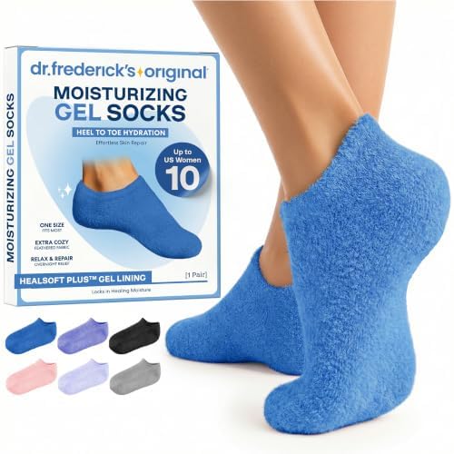 Dr. Frederick's Original Moisturizing Gel Socks, Blue Haven, 1 Pair by DrFredericksOriginal