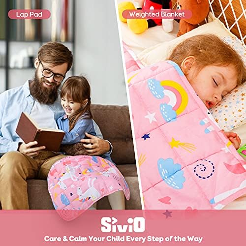 Sivio Cotton Weighted Lap Blanket, 19"x21" 2 lbs - Image 6
