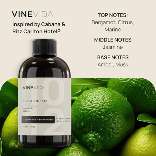 VINEVIDA [4 Fl Oz] Hotel Diffuser Oil | Scent No.1012 | Waterless Cold Air Scent Refill | Diffuser Essential Oils - Home Luxury Scents - Image 2
