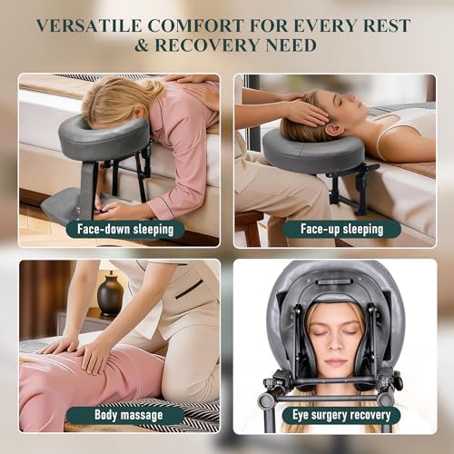 Massage Headrest for Bed, Face Down Massage Pillow & Face Cradle - Image 4