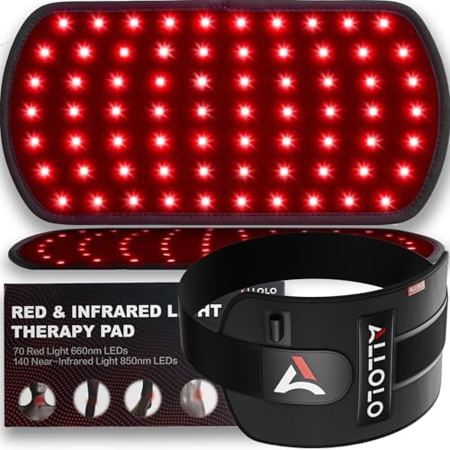 Red Light Therapy for Body, 3 in 1 LEDs Red Light Therapy Belt with Timer Remote Control, 660nm 850nm Infrared Light Therapy Pad for Body Waist Shoulder Knee, 12.3" x 6" Large Area by Unknown