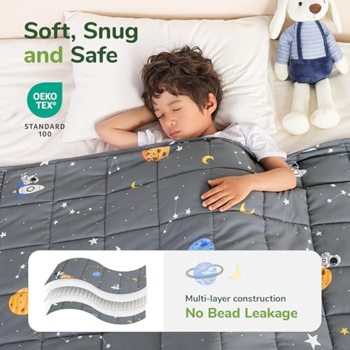 Sivio Weighted Blanket for Sleep, 7lbs, 41 x 60 inches - Image 3