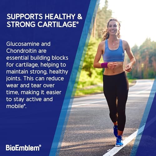 BioEmblem Glucosamine Chondroitin MSM Sulfate 1500mg, 90 Capsules - Image 3