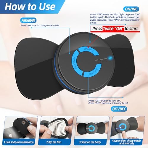 Wireless TENS Unit Muscle Stimulator, FSA-HSA Mini Massager for Pain Relief - Image 5