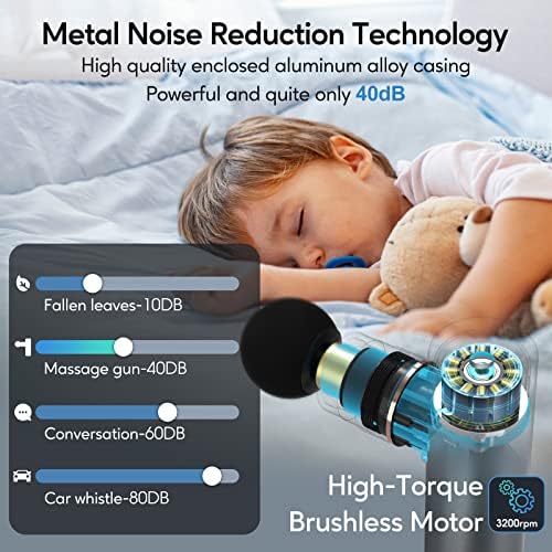 arboleaf Mini Massage Gun Deep Tissue, Portable Percussion Muscle Massager - Image 4