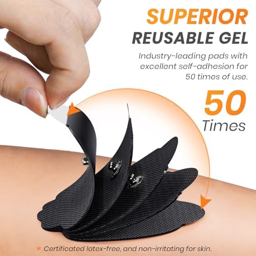 AVCOO TENS Unit Pads Combination Set 20 Pcs, Latex-Free, 50 Times of Use - Image 3