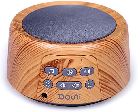 Douni Sleep Sound Machine - White Noise Machine with 27 Soothing Sounds for Sleeping & Relaxation, Timer Settings,Sleep Therapy for Families, Home,Office,Travel.Wood Grain by DOUNI