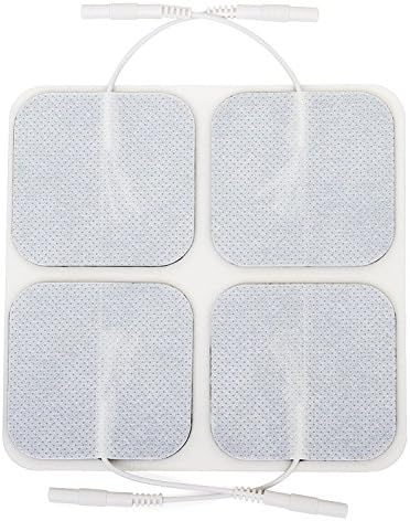 reserv 2" x 2" Premium Re-Usable Self Adhesive Electrode Pads for TENS/EMS Unit, Fabric Backed Pads with Premium Gel (Latex Free) (1/2 Pack (20 electrodes) - Image 3